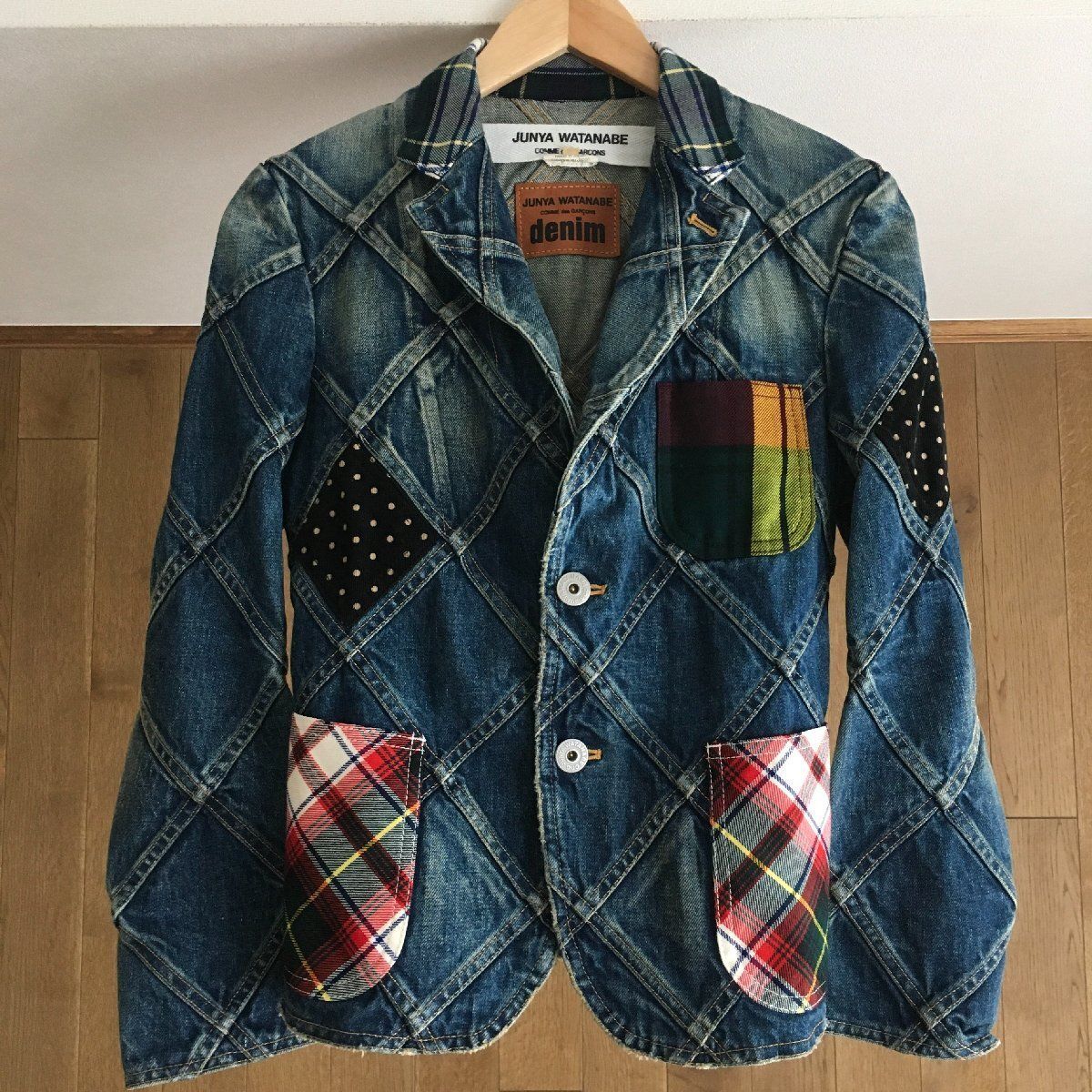 日*1様 ジュンヤワタナベ デニムジャケット 美品 JUNYA WATANABEジュンヤワタナベ コムデギャルソン 切り替え