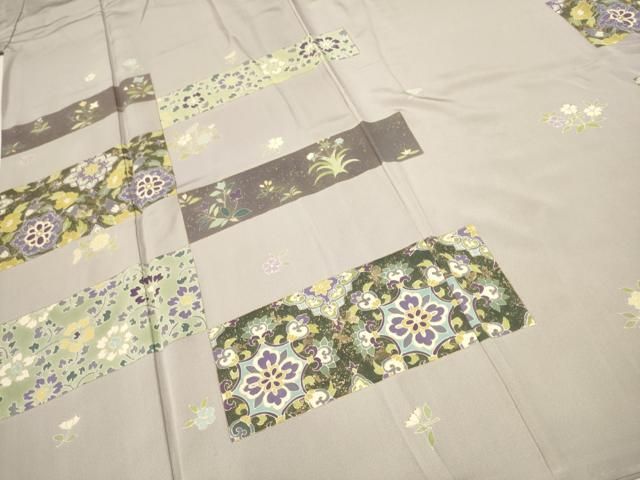 平和屋着物○訪問着 正倉院花唐草文 金彩 正絹 逸品 CAAP7103hy