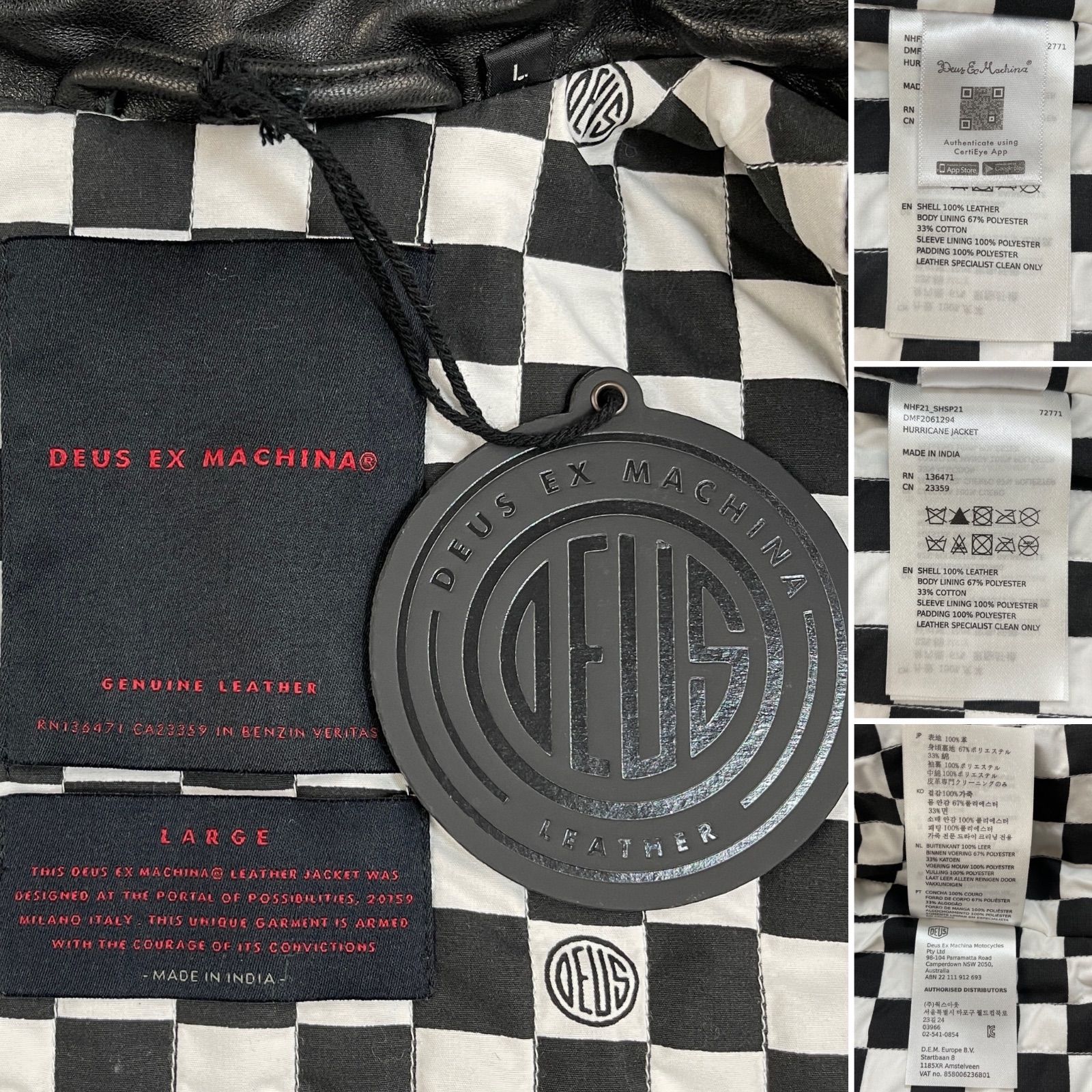 DEUS EX MACHINA デウスエクスマキナ シングル ライダース DEUS EX MACHINA デウスエクスマキナ シングル ライダース