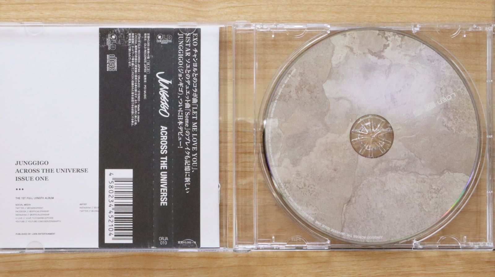 国内盤CD☆ジュンギゴ/□ ACROSS THE UNIVERSE 【ORJA010