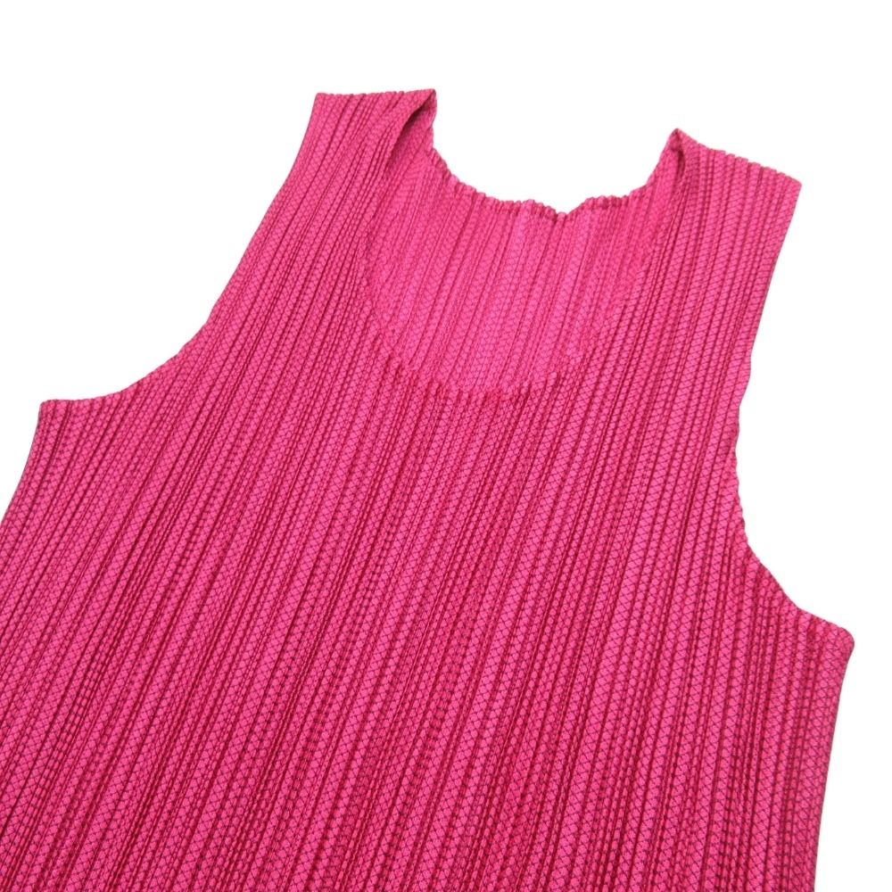 プリーツプリーズ PLEATS PLEASE ワンピース ピンク 膝下丈 PLEATS PLEASE ISSEY MIYAKE（ピンク/桃色系）のフリマアイテム一覧