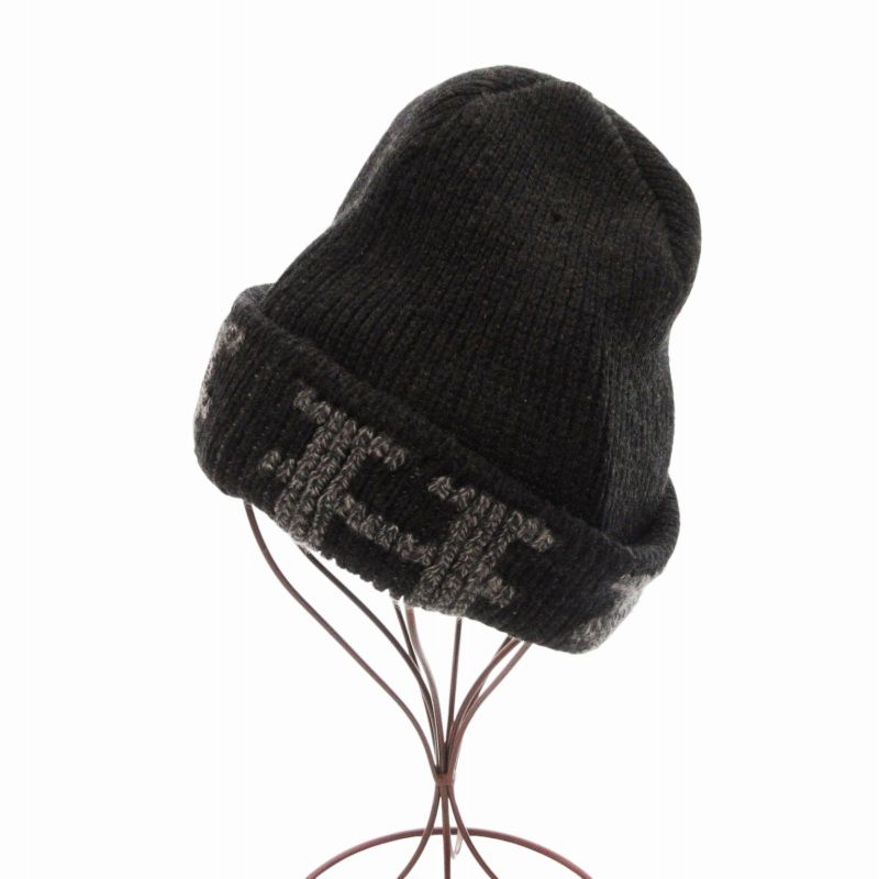 エルメス HERMES ヴィンテージ マルジェラ期 ビーニー ニットキャップ