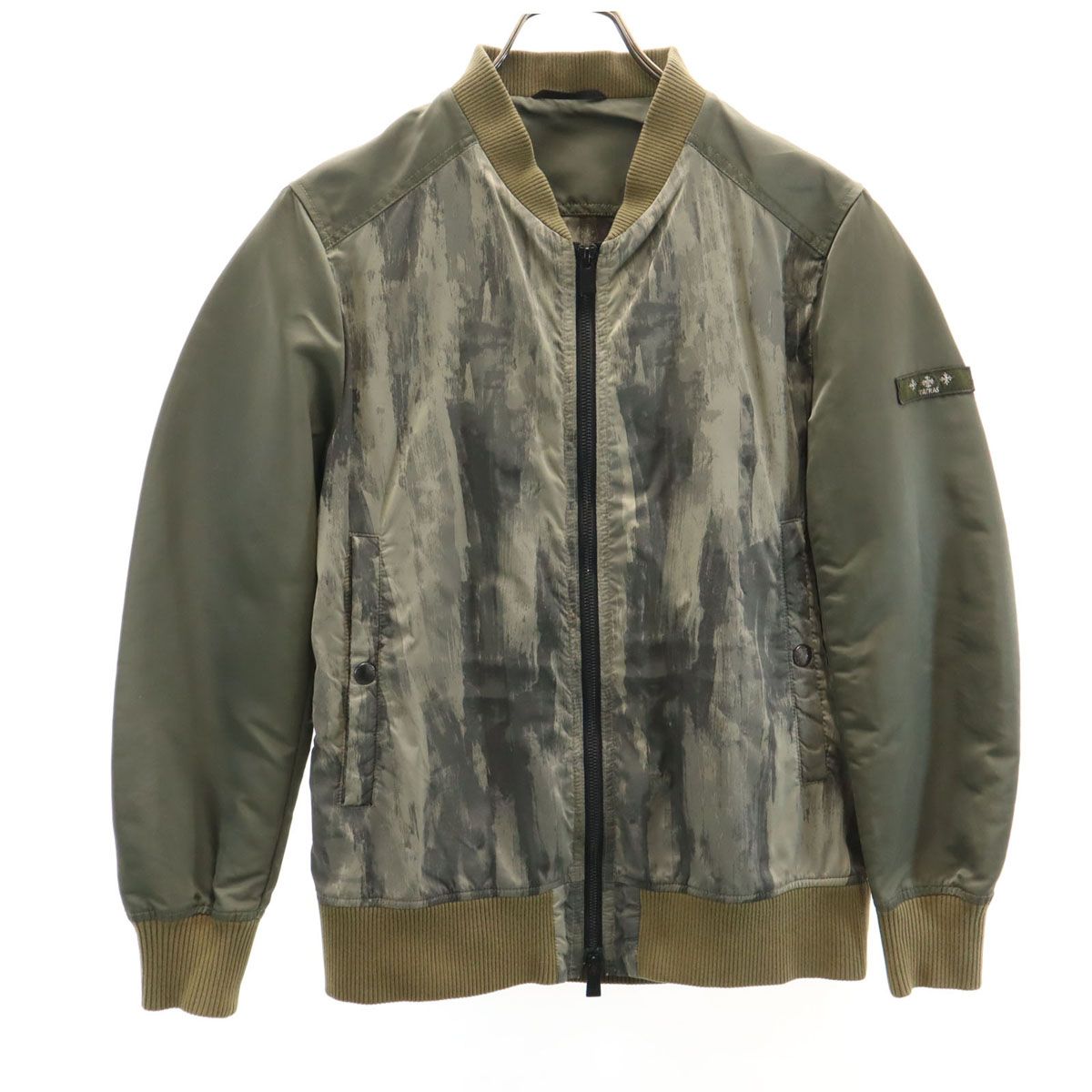 古着 TATRAS タトラス ポーランド製 ボンバー ジャケット 2 カーキ ブルゾン MA-1 メンズ TATRAS タトラス ポーランド製 ボンバー ジャケット 2 カーキ ブルゾン