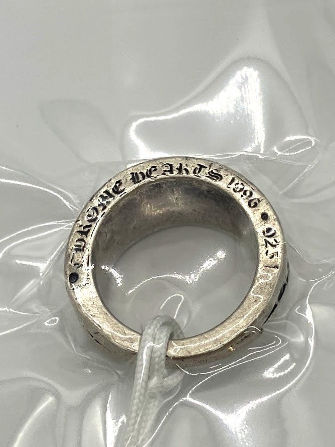 ITTBU65RV55Y】CHROME HEARTS クロムハーツ ナロー Vバンド リング BS 