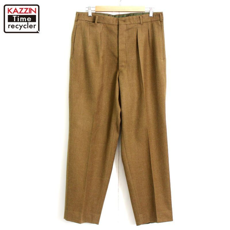 オーストラリア軍 ミリタリー ヴィンテージ 60s vintage オーストラリア軍 2タック ミリタリーパンツ メンズ