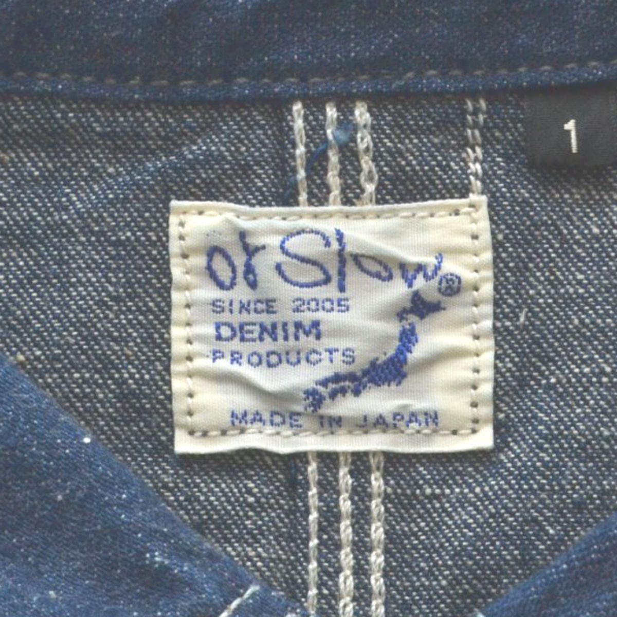美品 orslow 1950 カバーオール インディゴ デニムジャケット L Orslow/オアスロウ 1950S COVERALL/カバーオール（デニム