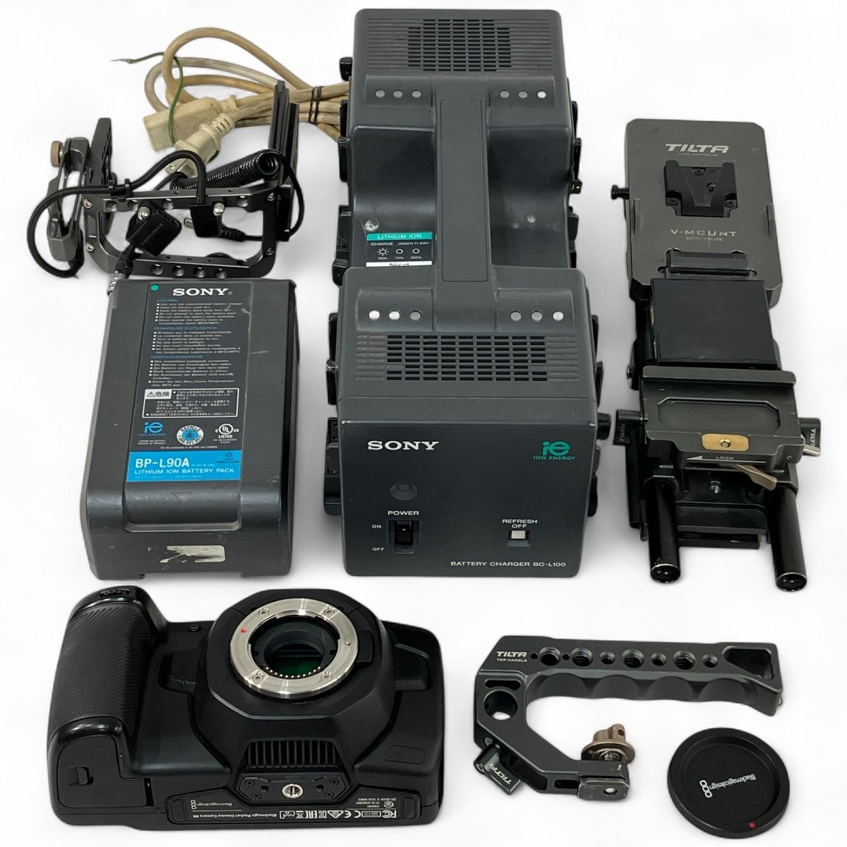 Blackmagic Pocket Cinema Camera 4K シネマカメラ バッテリー 社外アクセサリー付 ブラックマジック N9936673