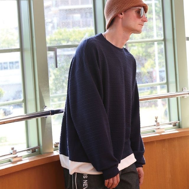 quolt ] DROS CUTSEW クオルト カットソー 901T-1724 NAVY / L