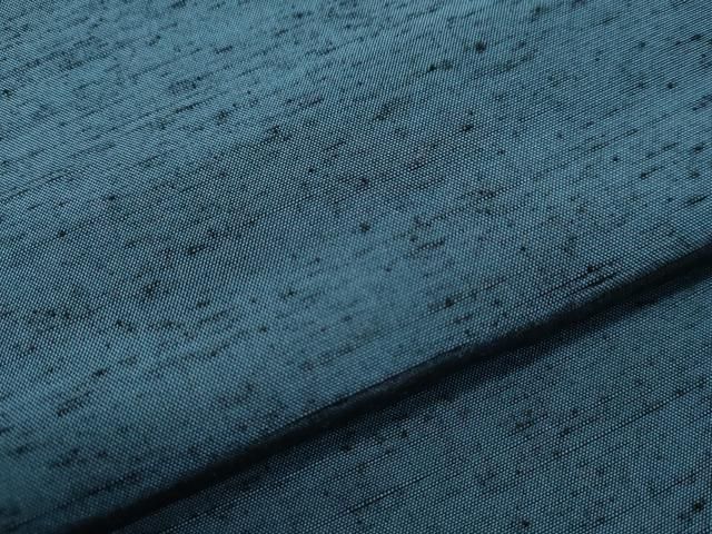 平和屋着物○男性 紬 アンサンブル 本草木染 霞文 反端付き 正絹 逸品