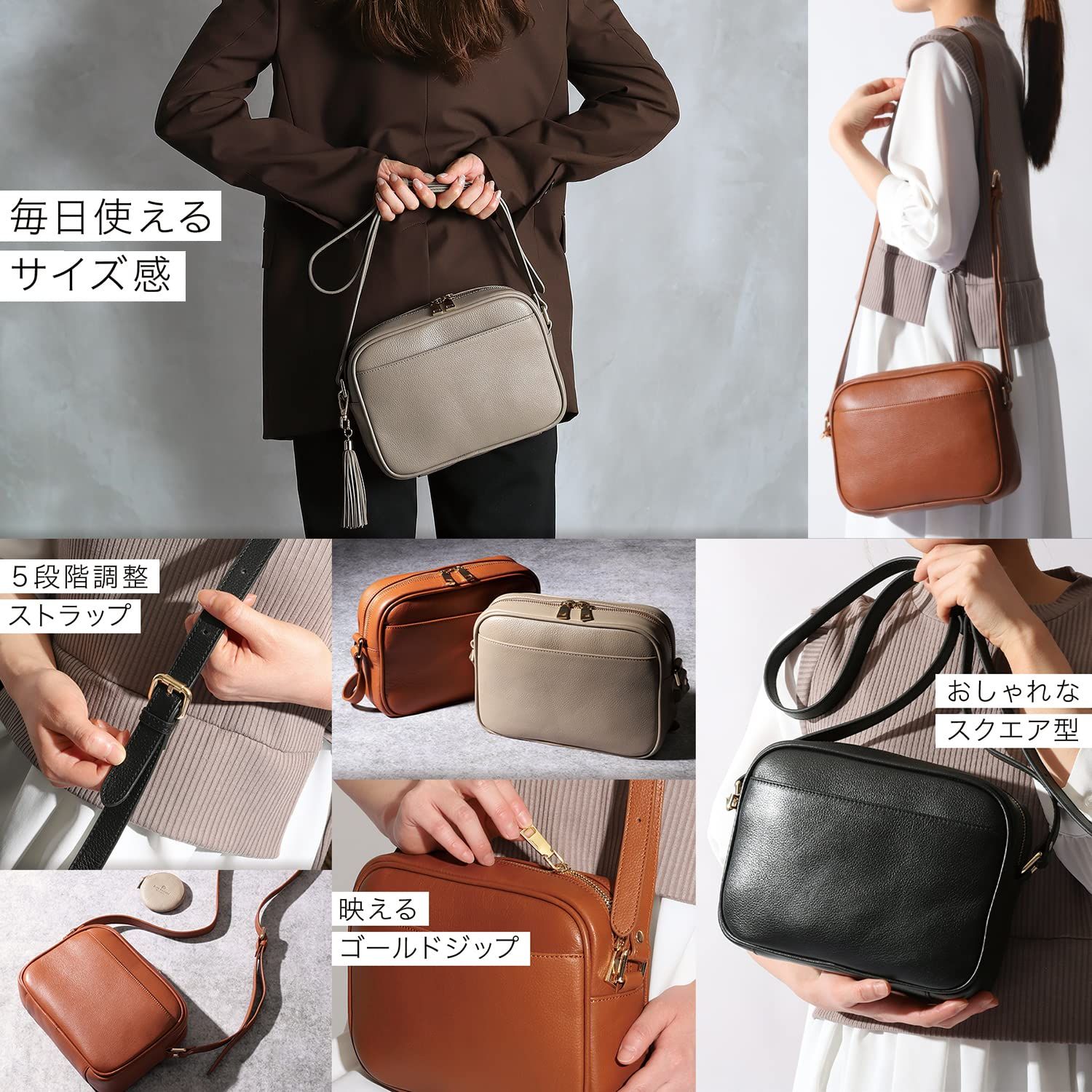 植物タンニン鞣し牛革 レザー