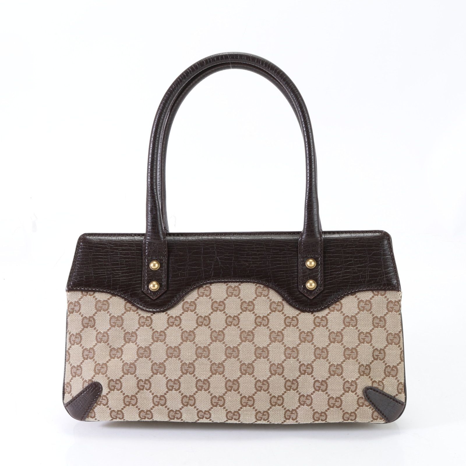 美品 日本橋高島屋購入 グッチ GGキャンバス ホースビット 114913  