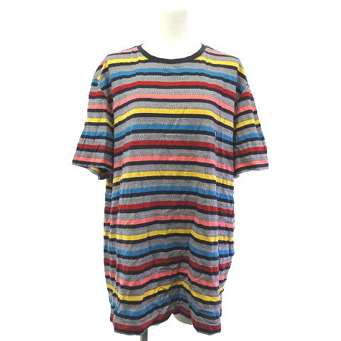 ミッソーニ MISSONI Tシャツ カットソー 半袖 マルチボーダー