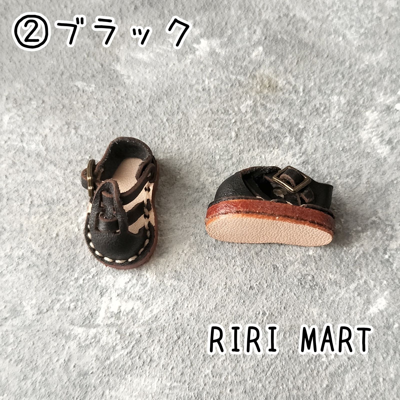 オビツ11 革サンダル ねんどろいどどーる 靴 - メルカリ