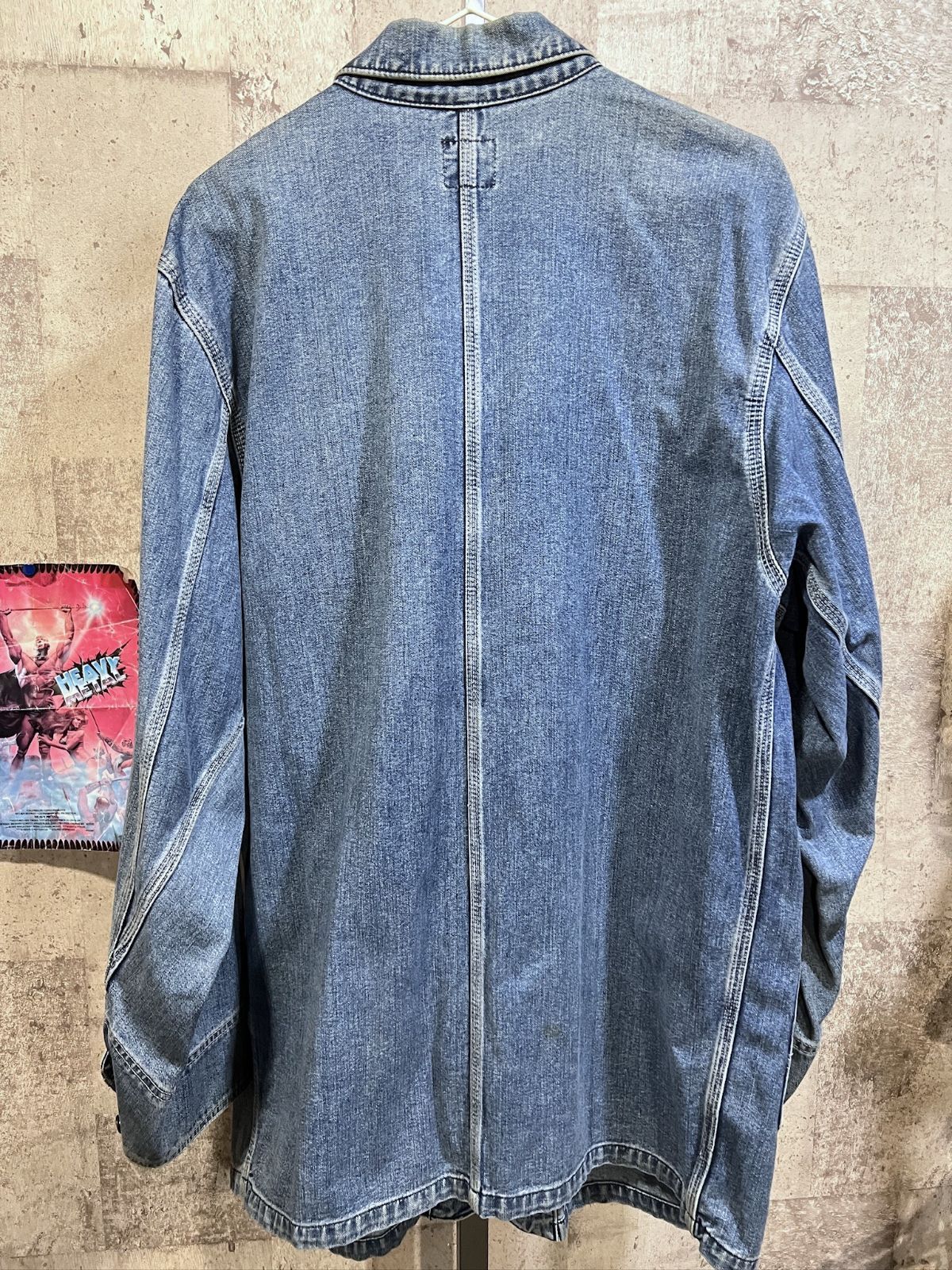 Lee 復刻 ハウスタグ デニム カバーオール 0412 L メンズ リー