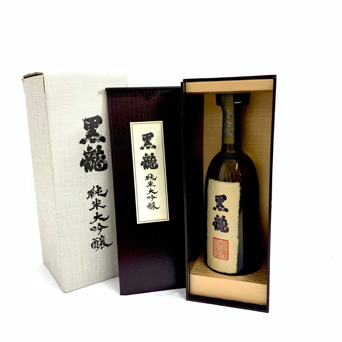 黒龍 純米吟醸 木箱入り 日本酒 内容量:720ml 16度 2024年4月製造 