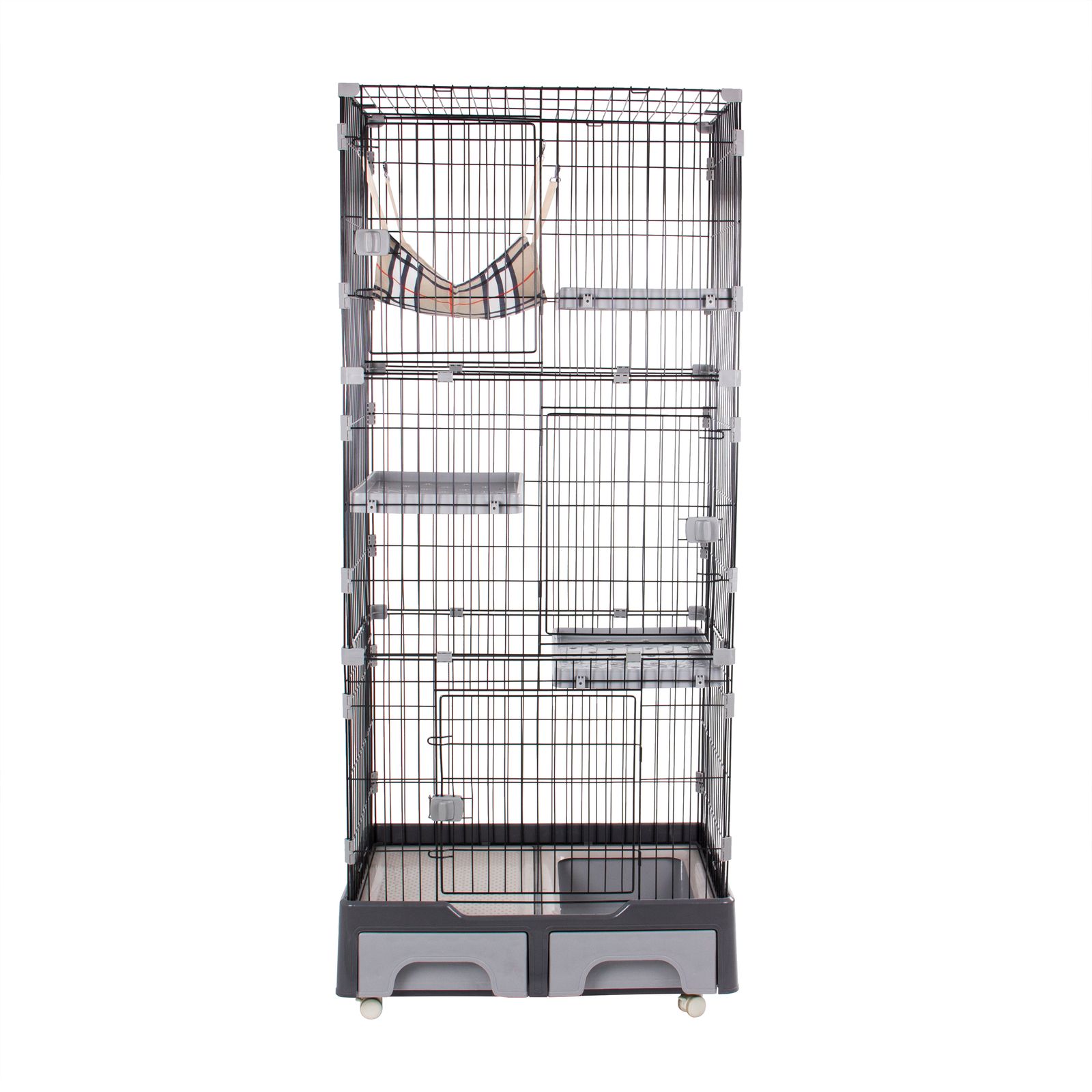 キャスター付 キャットハウス