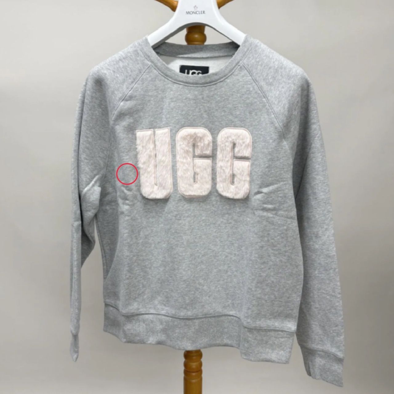 UGG裏起毛トレーナー グレー UGG裏起毛トレーナー グレー