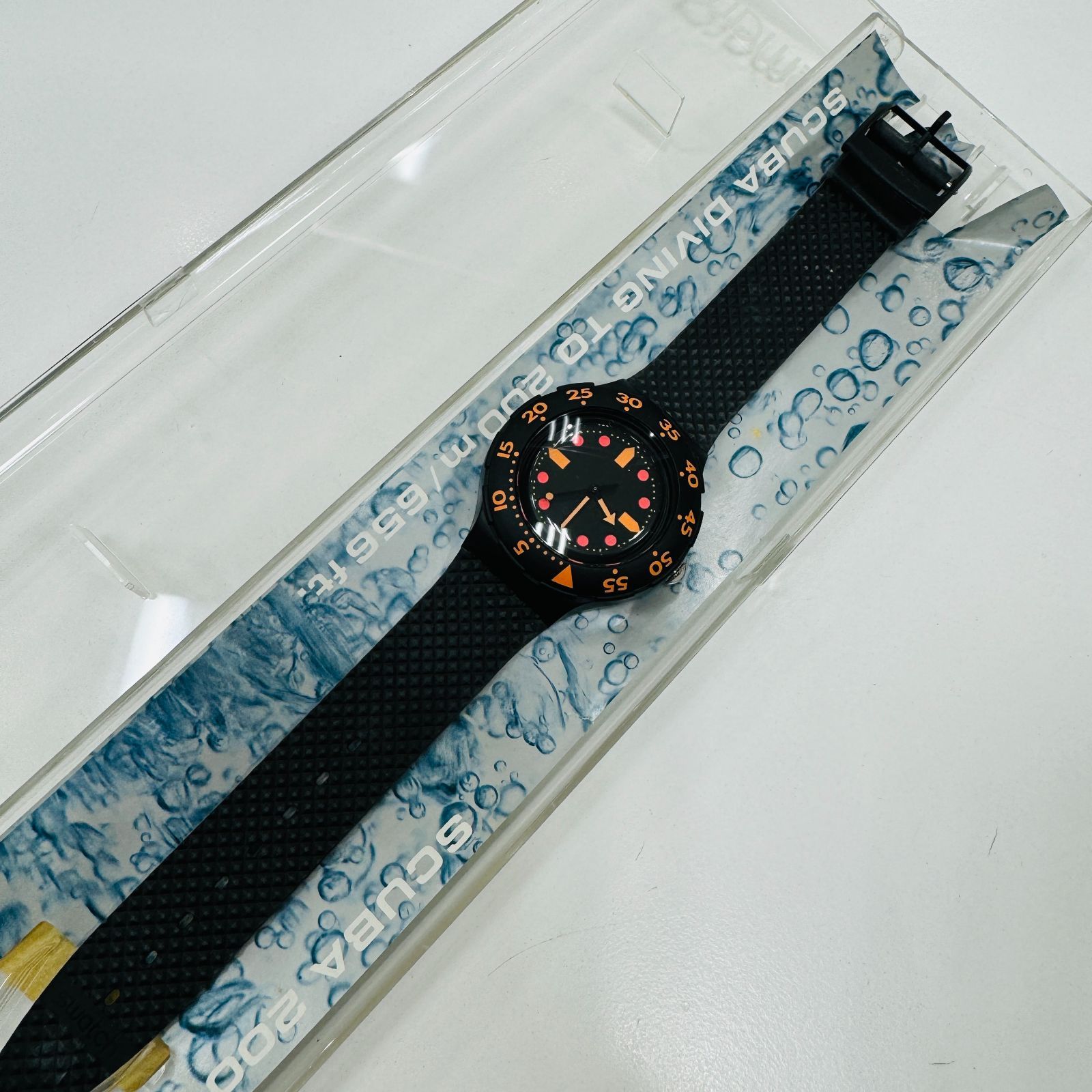 A【保管品】SWATCH スウォッチ 初代スクーバ200 グレートバリアリーフ 