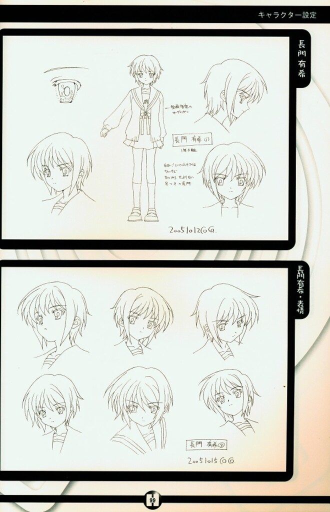 京都アニメーション 涼宮ハルヒの憂鬱 作画監督ファイル 1