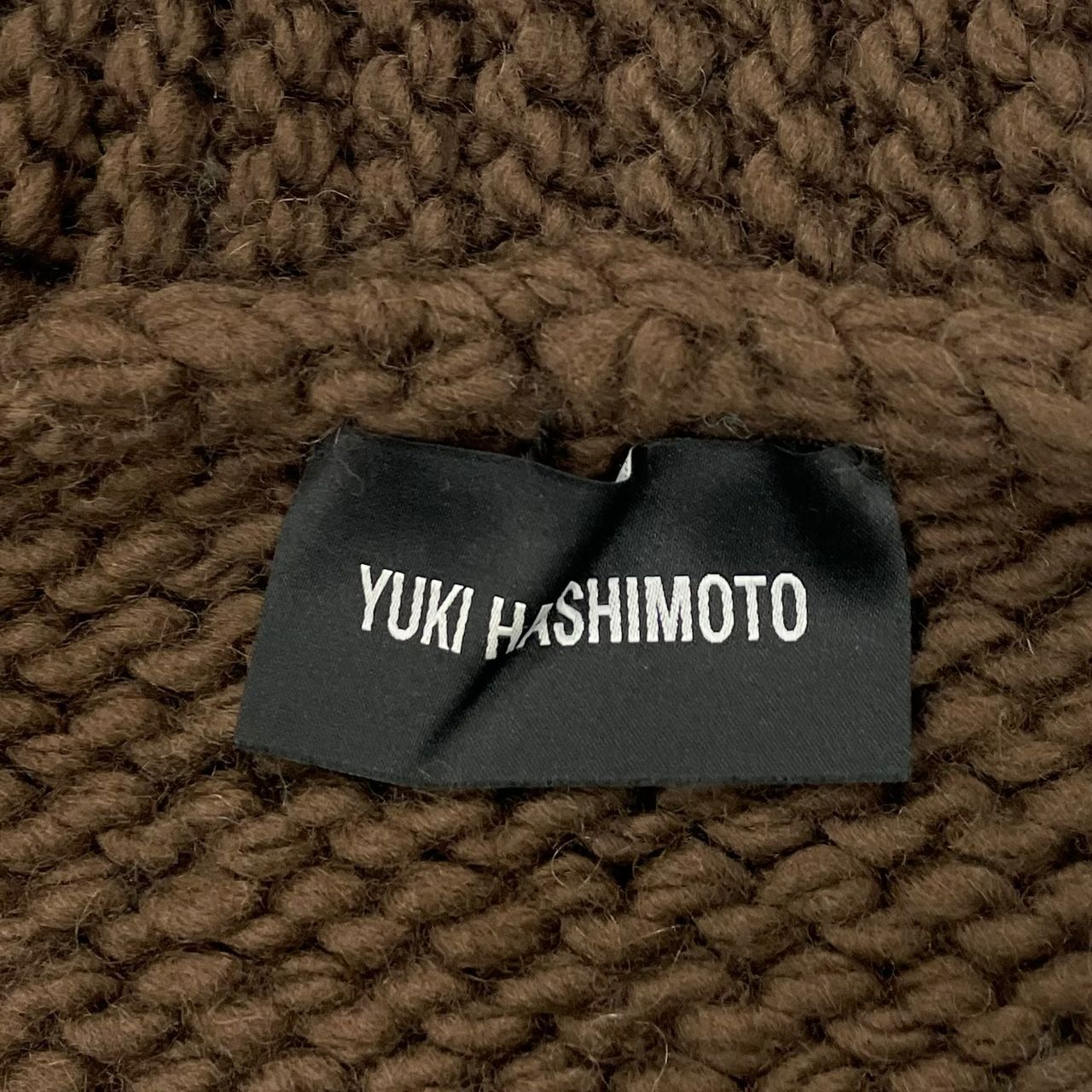 定価110000円 新品 YUKI HASHIMOTO 22AW COWICHAN SWEATER カウチン セーター オーバーサイズ ニット  ジャケット カーディガン ユウキハシモト 222-01-0502 ブラウン 46 48594A - メルカリ