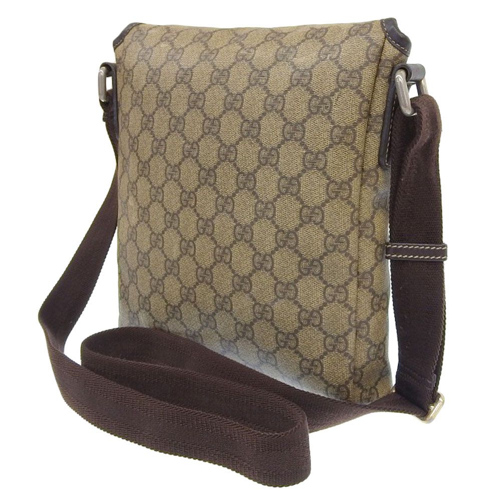 本物保証】 グッチ GUCCI GGスプリーム GGプラス 斜め掛け ショルダー 