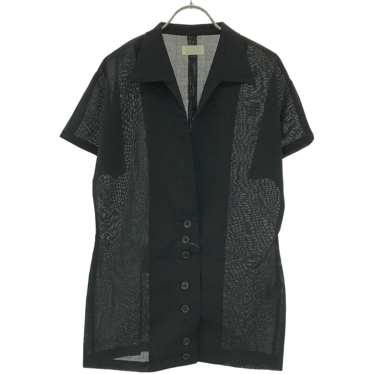 Yohji Yamamoto ヨウジヤマモト THE GINZA STORY ショートスリーブウールジャケット ブラック