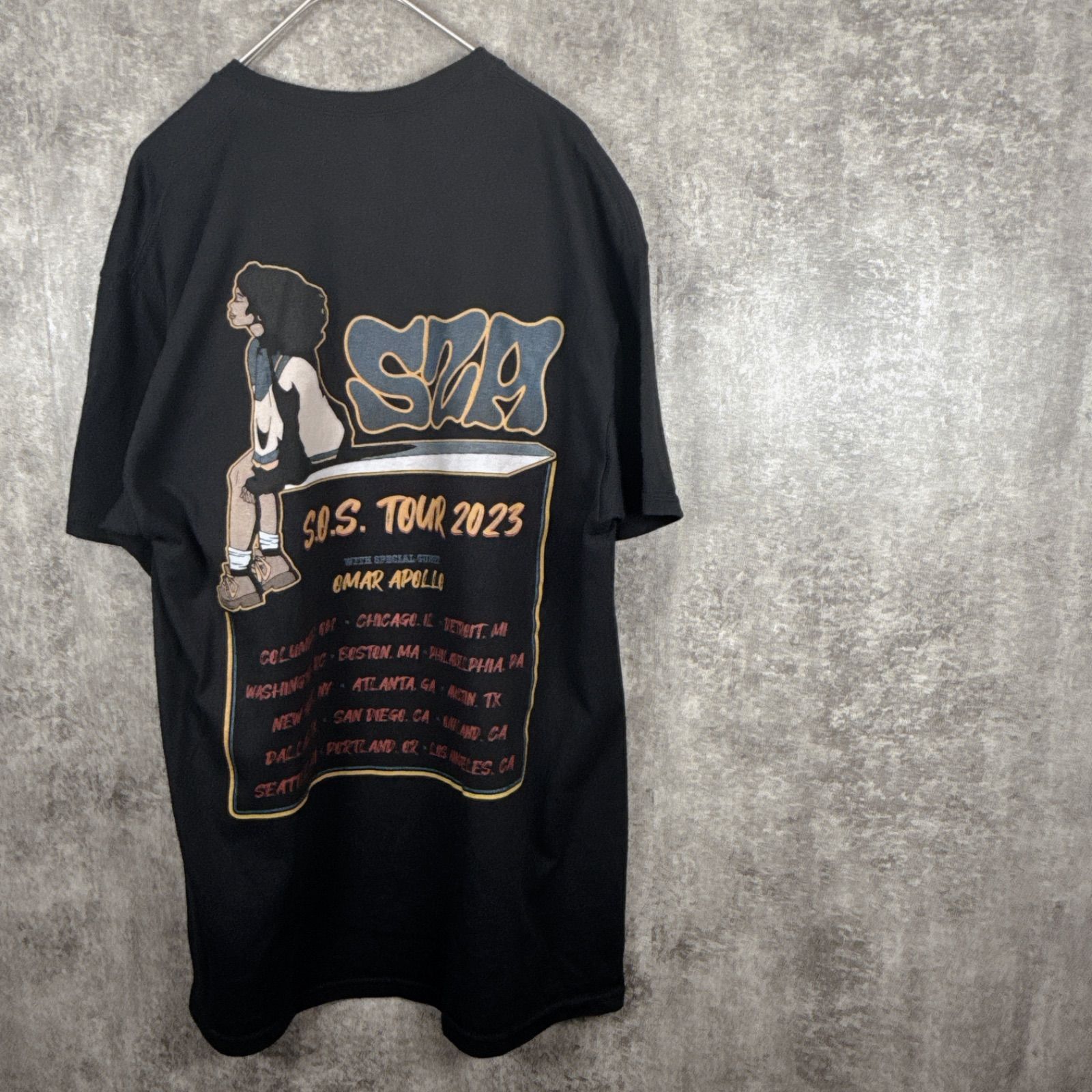 SZA SOS ツアーTシャツ M 黒 日本未発売 正規品 SZA SOS ツアーTシャツ M 黒 日本未発売 正規品 - メルカリ