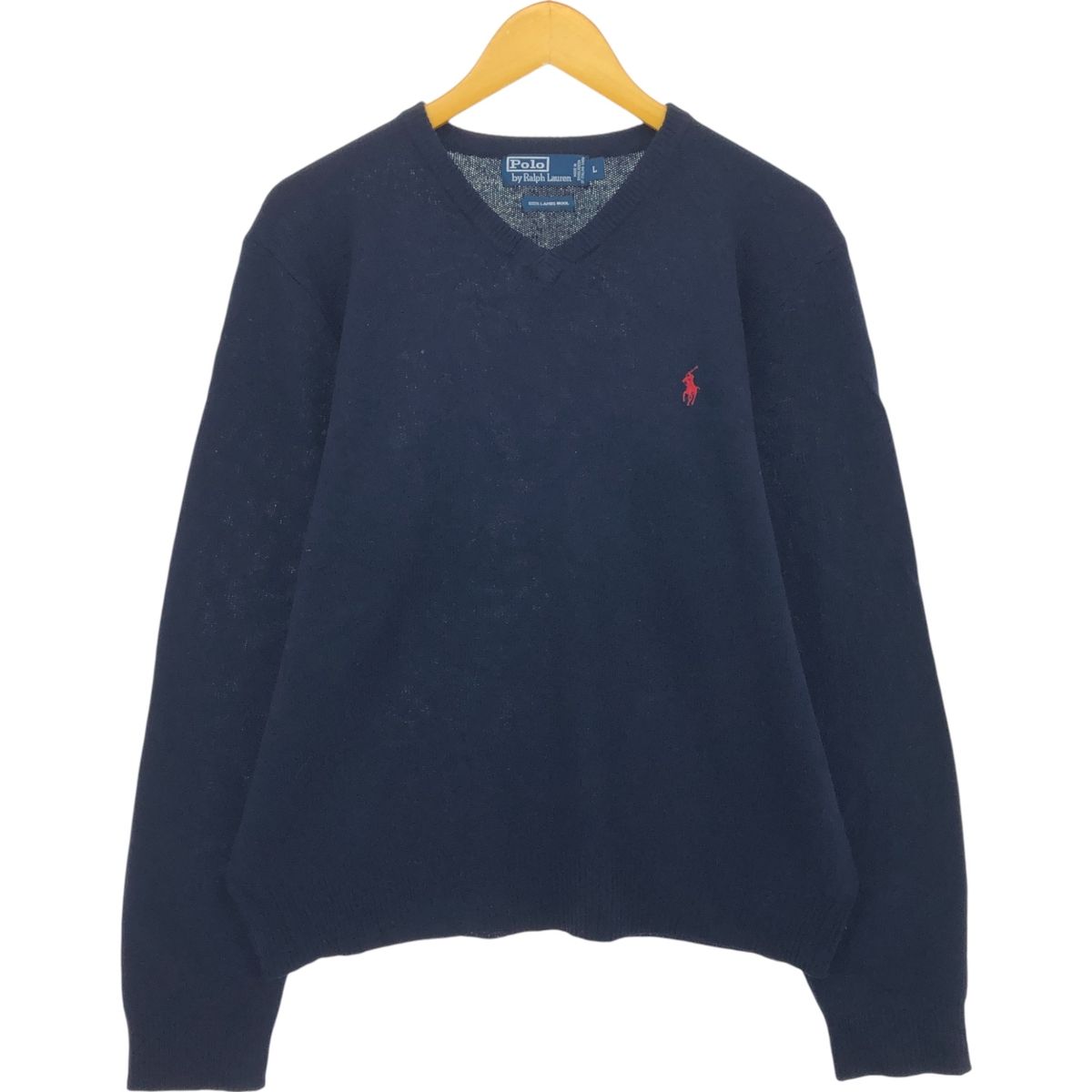 古着 ラルフローレン Ralph Lauren POLO by Ralph Lauren Vネック 