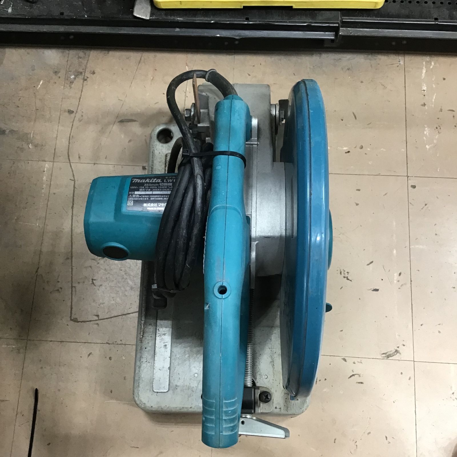 動作OK】 makita マキタ 切断機 LW1401 355mm 高速カッター 各種鋼材 