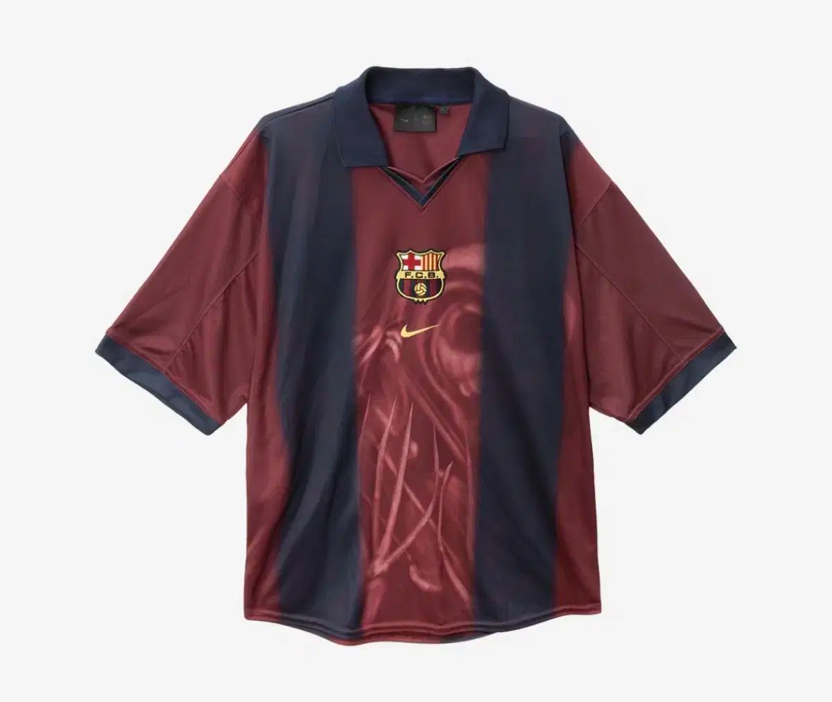 FC Barcelona × トラヴィス Sサイズ Travis Scott x Nike x FC Barcelona Spray Logo Hoodie Black