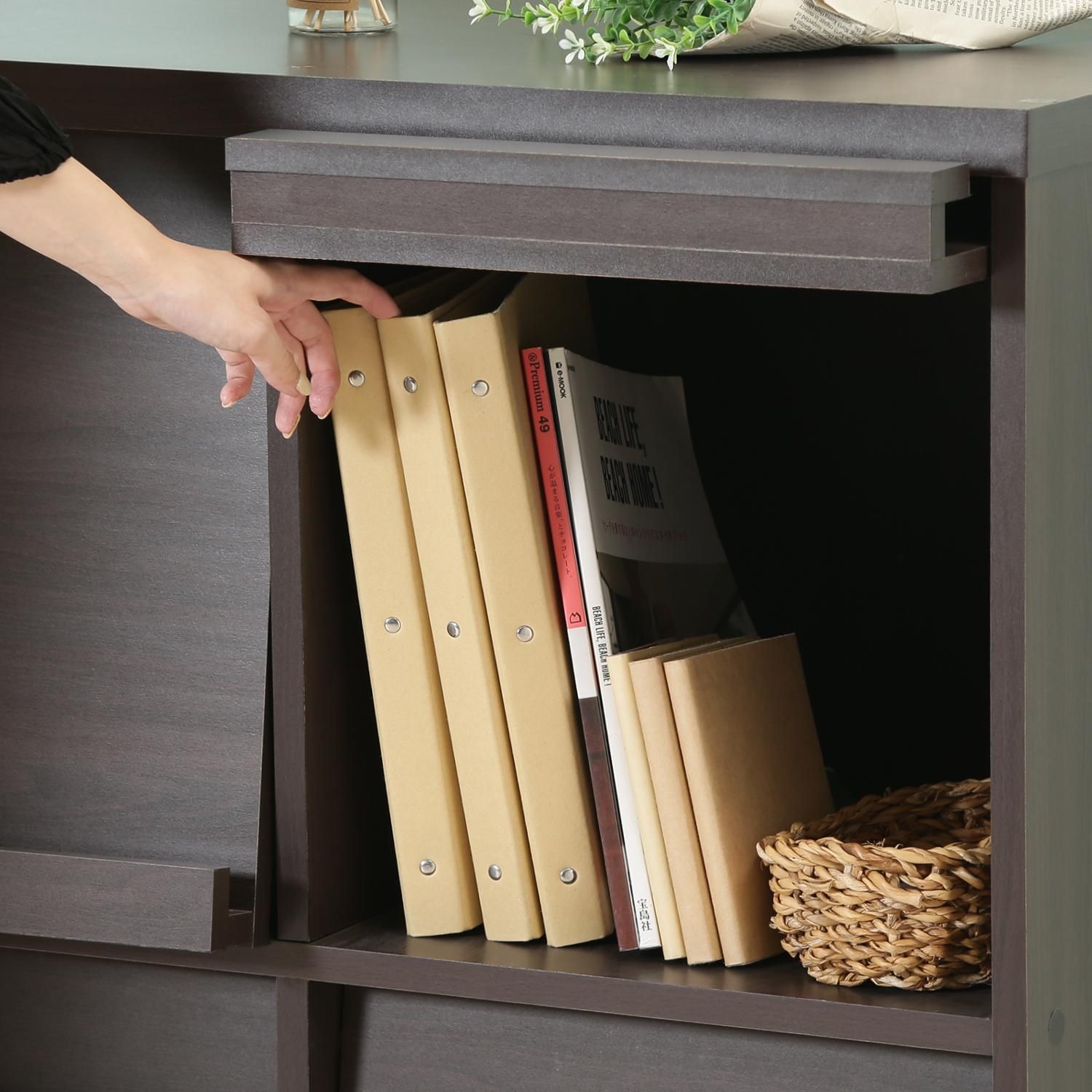 ブラウン 幅119cm