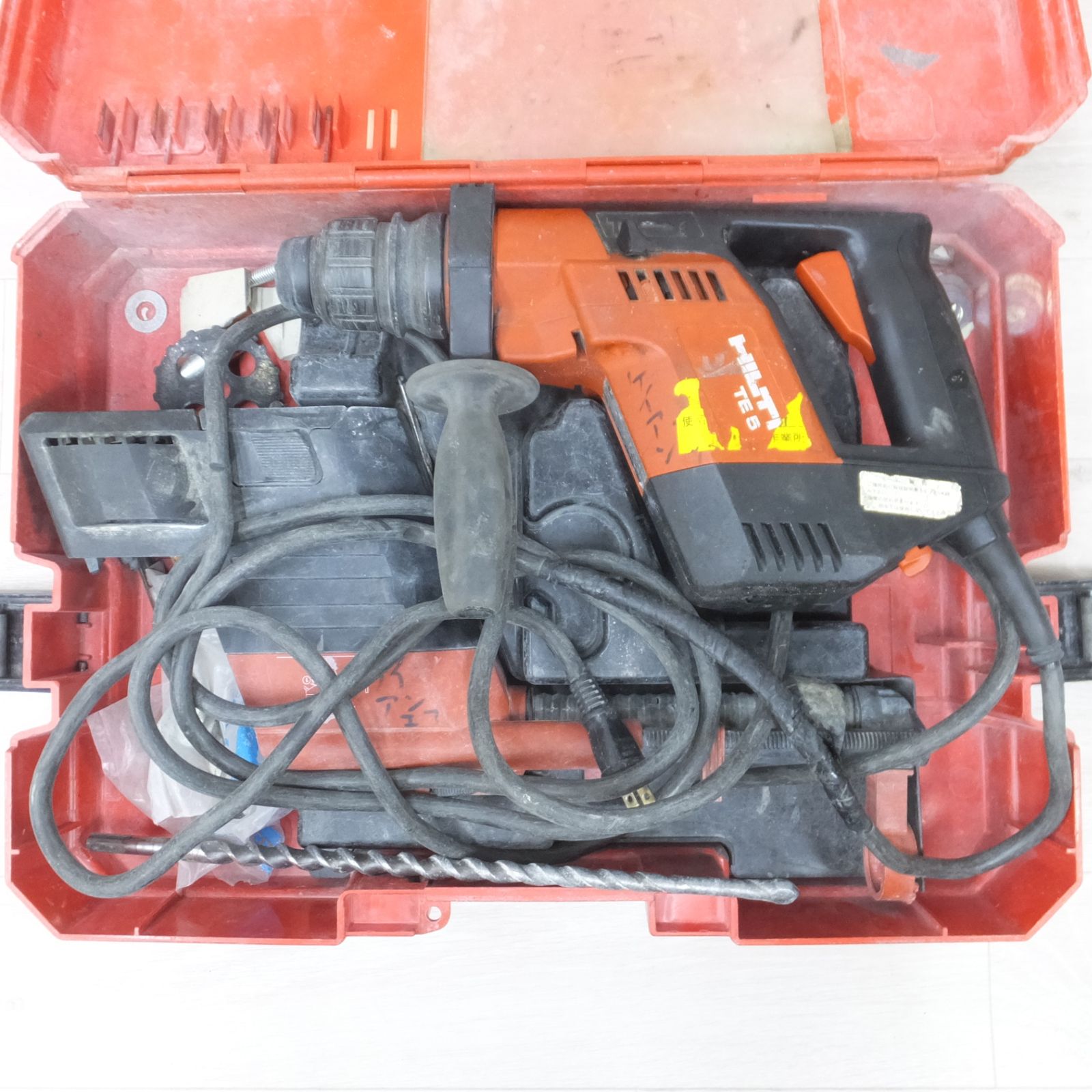 送料無料] 付属品多数◇ヒルティ HILTI ハンマ ドリル 100V TE5 集じん システム TE5-DRS セット ケース ビット 付き 電動  工具◇ - メルカリ