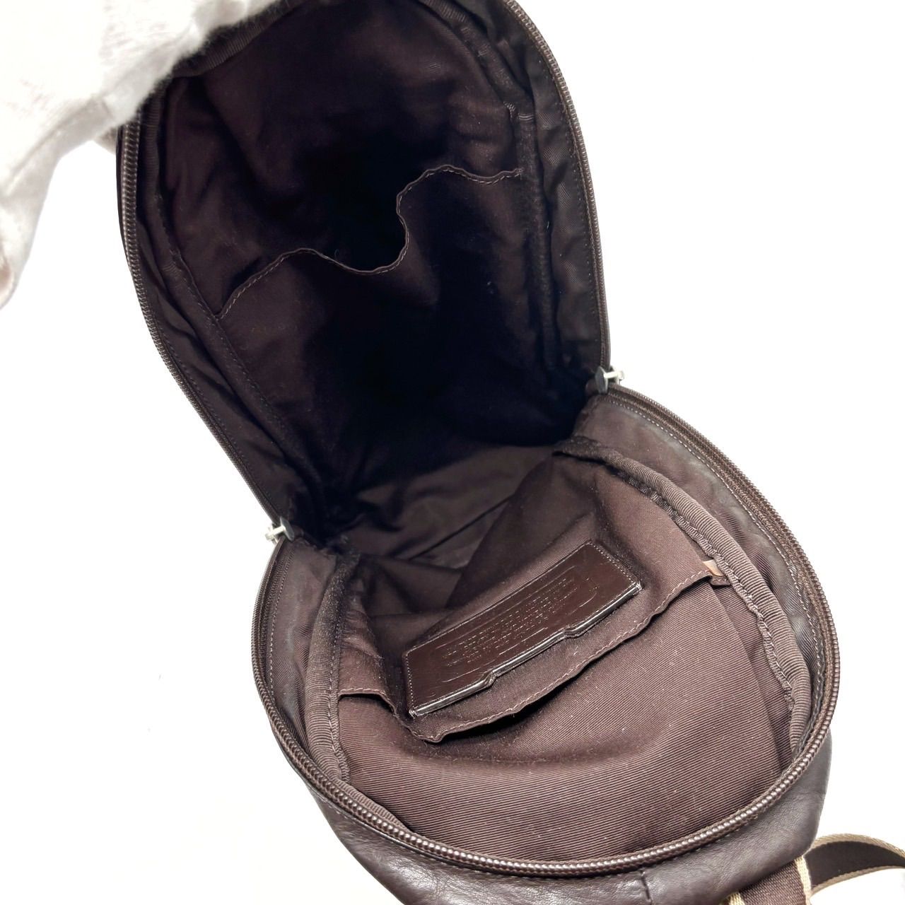 良品】 COACH コーチ ボディバッグ ショルダーバッグ ヘリテージ 