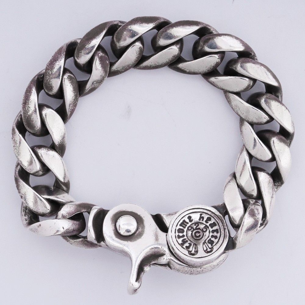 Chrome Hearts シルバーチェーンブレスレット　13リンク Chrome Hearts シルバーチェーンブレスレット 13リンク