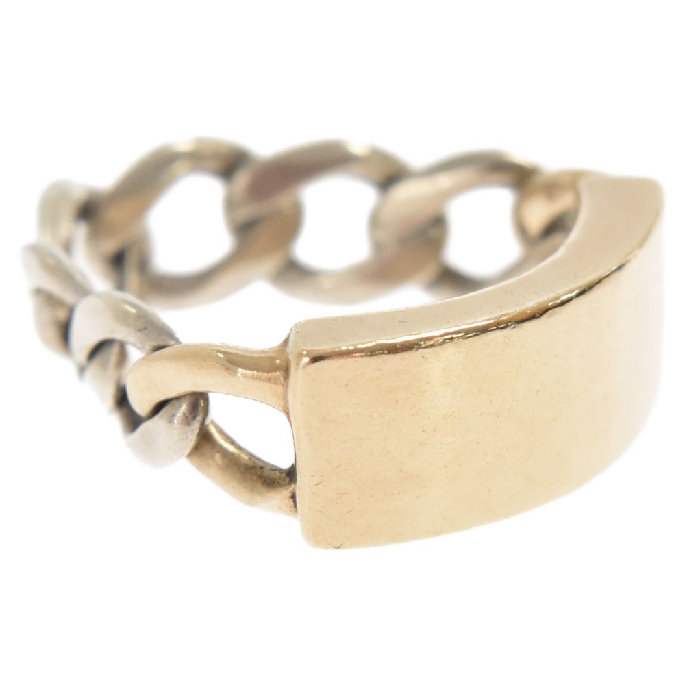 TENDERLOIN ID チェーン リング シルバー ゴールド8K/925