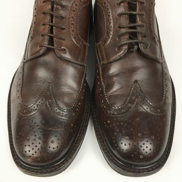 試着交換OK！SANTONI/サントーニ イタリア製 ウイングチップ/ビジネス