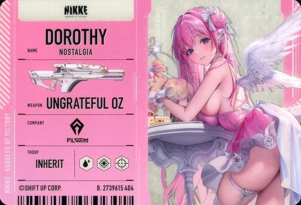 中古】キャラカード ドロシー：ノスタルジア 「勝利の女神：NIKKE