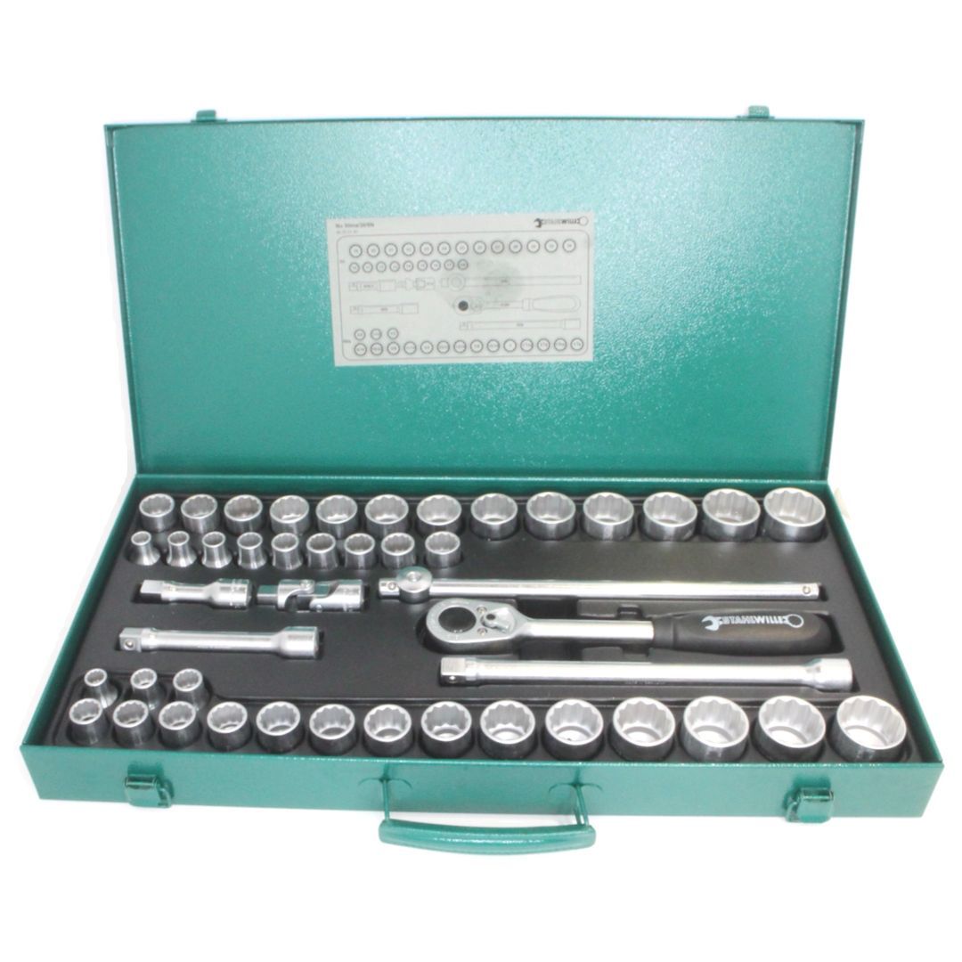 STAHLWILLE|スタビレー 工具 ツールケース ソケットレンチセット 50MA|39|6N 1|2sq
