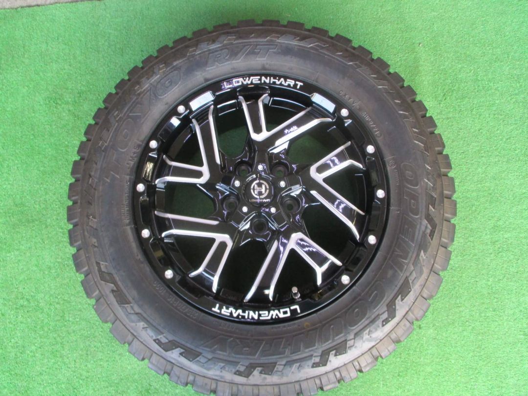 展示 デリカD5 RAV4用 16インチ４本セット レーベンハート GXL206 6.5J-16 5H114.3 38 215|70R16 オープンカントリー付き