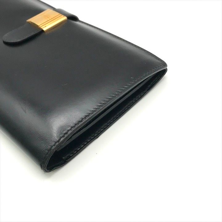 良品 HERMES エルメス ソミュール ディアンヌ ボックスカーフ G金具 二