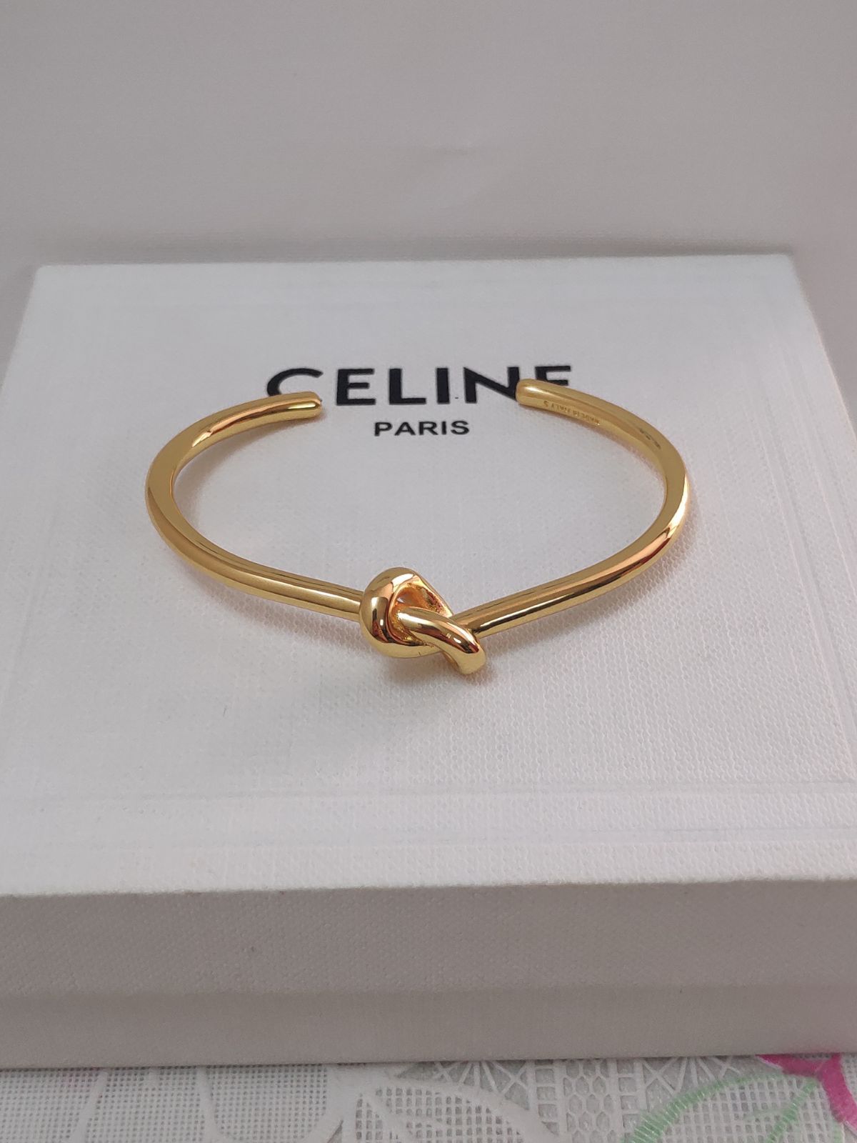 セリーヌ✨CELINE ブレスレット ノット エクストラシン