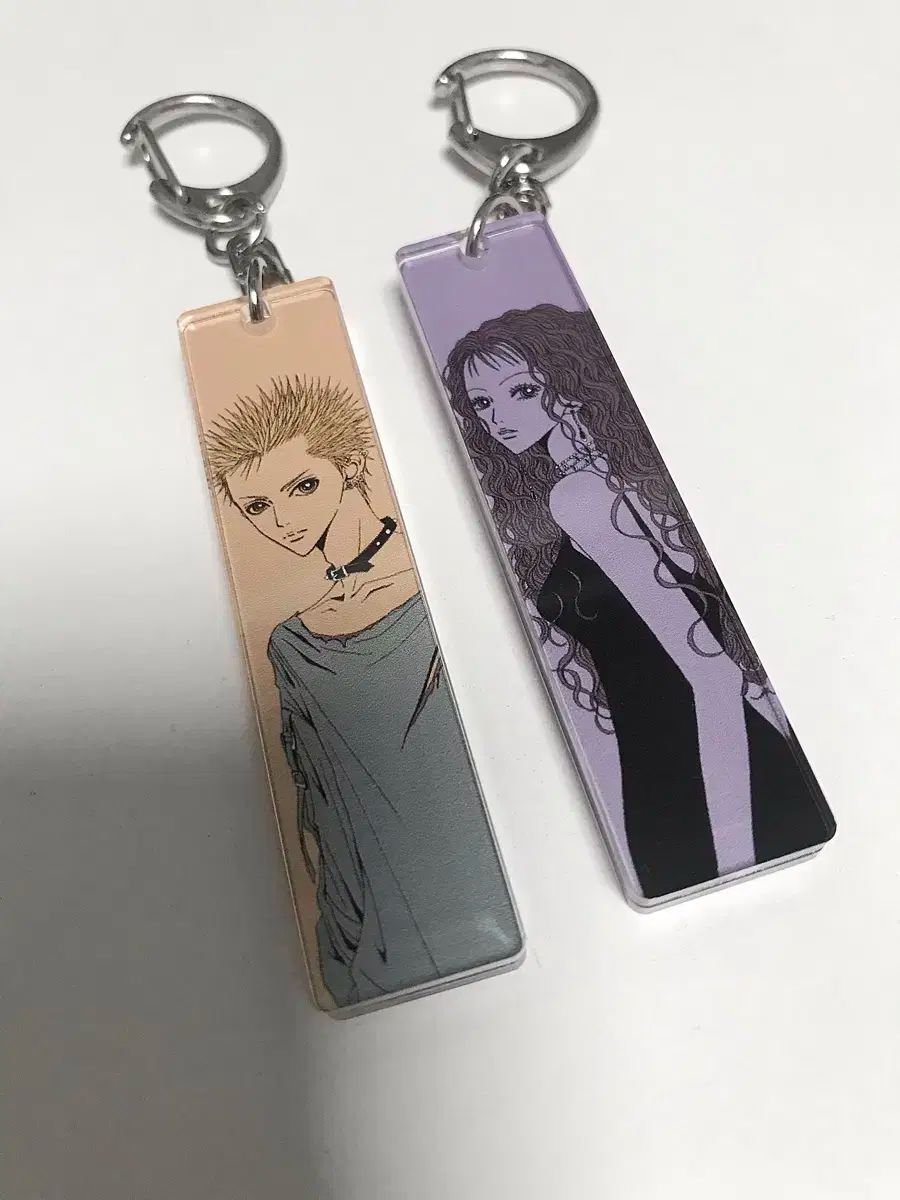 矢沢あい NANA ノブ レイラ キーリング レア】 矢沢あい展 NANA