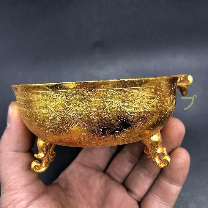 銅 細工 花開富貴碗 玄関 書架 装飾品 工芸品 置物 銅 細工 花開富貴碗 玄関 書架 装飾品 工芸品 置物