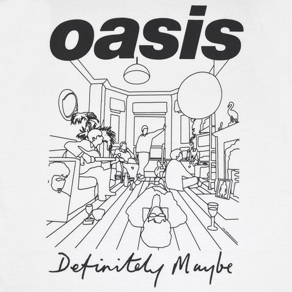 オアシス tシャツ Definitely Maybe サイズL oasis OASIS バンドTシャツ ユニセックス: Definitely Maybe AAA