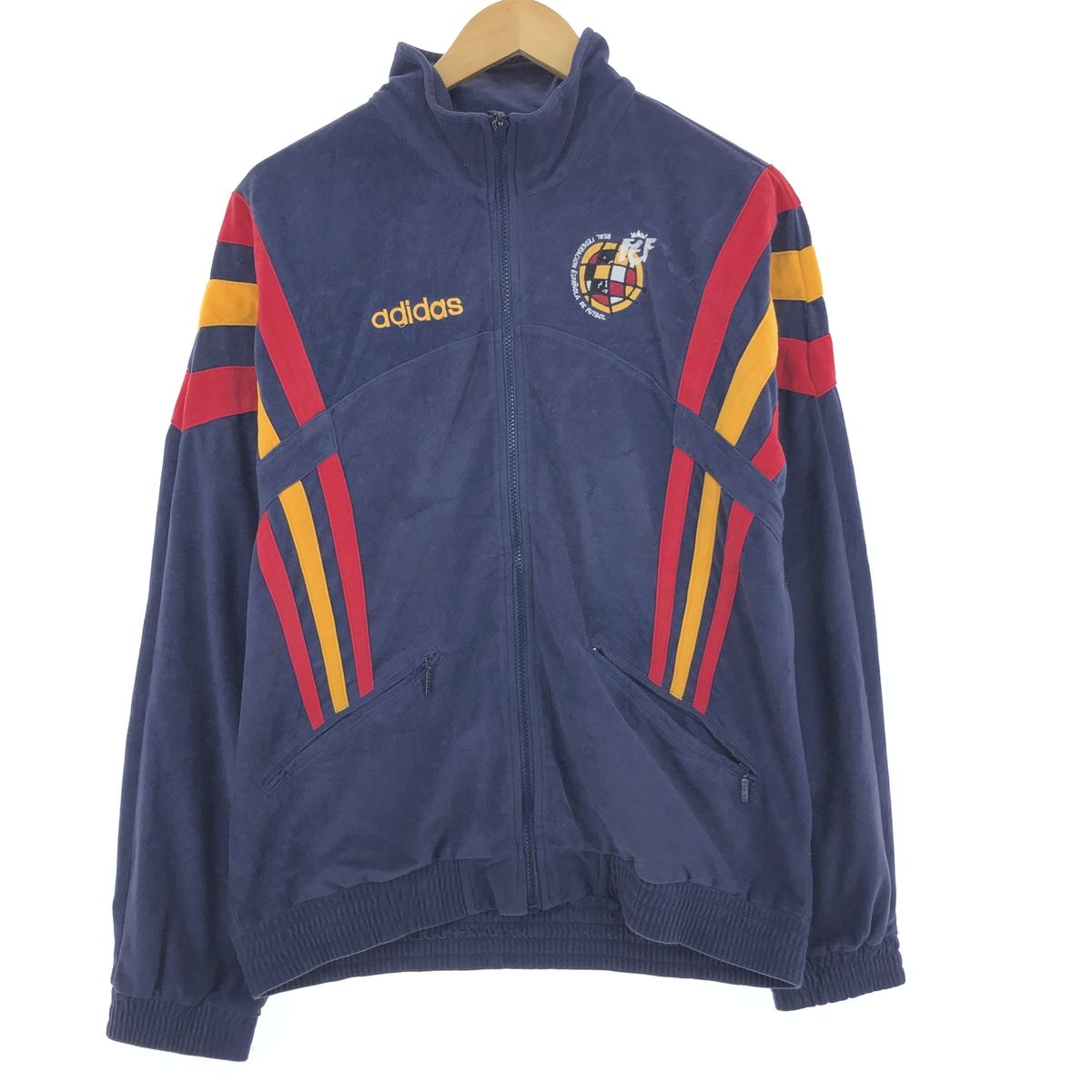 [美品]スペイン代表90s アディダス　オリジナル　 トラックジャケット 古着 90年代 アディダス adidas サッカー スペイン代表 ベロア