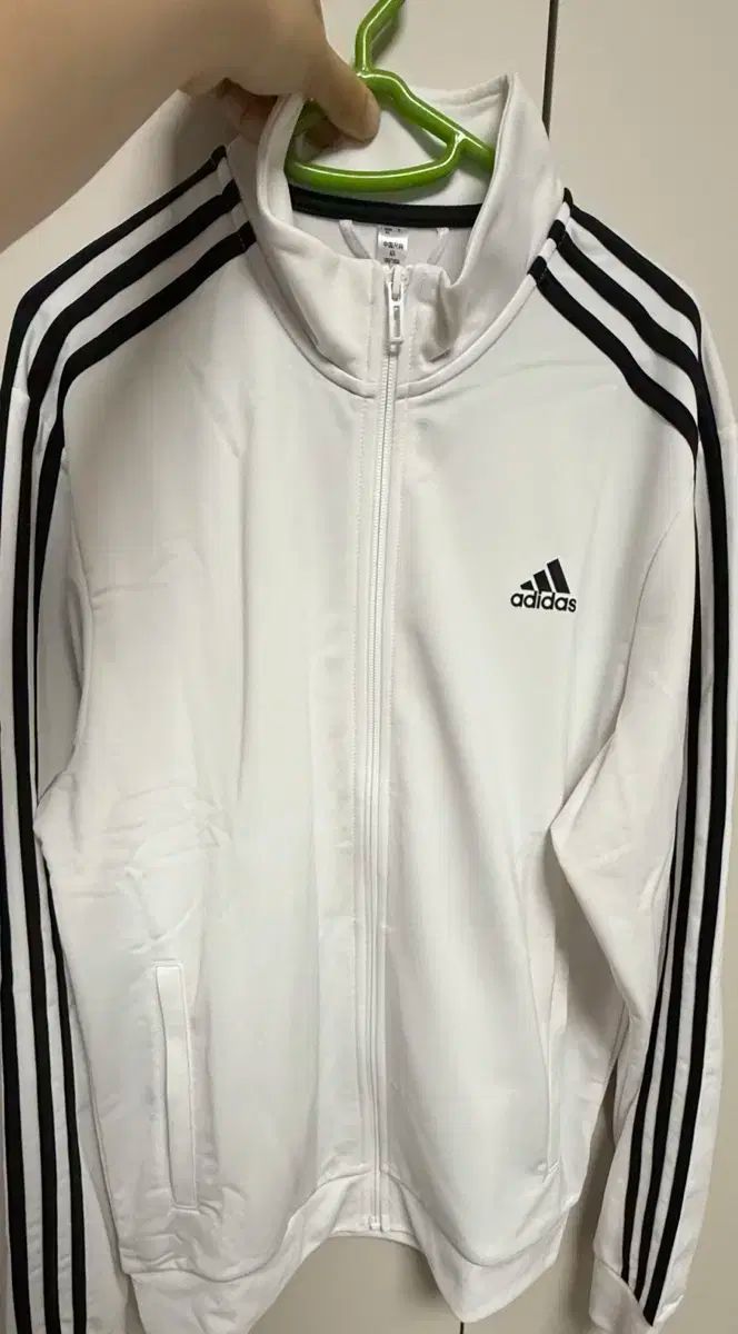adidas アディダス 白 3本線 ジャージ