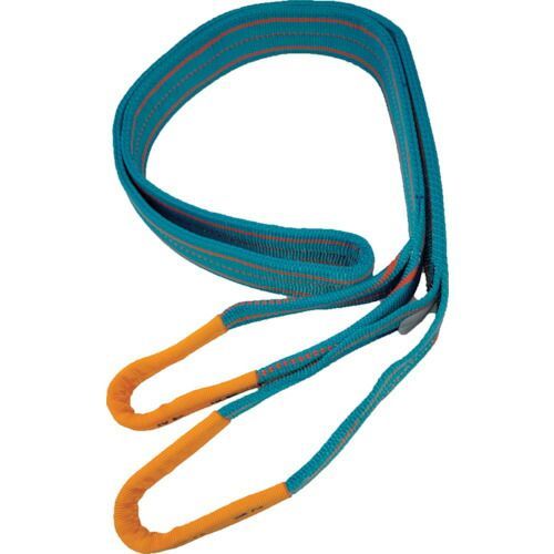 ＴＥＳＡＣ ブルースリング ＪＩＳ４等級 両端アイ形 荷重３．２ｔ 全長２．０ｍ