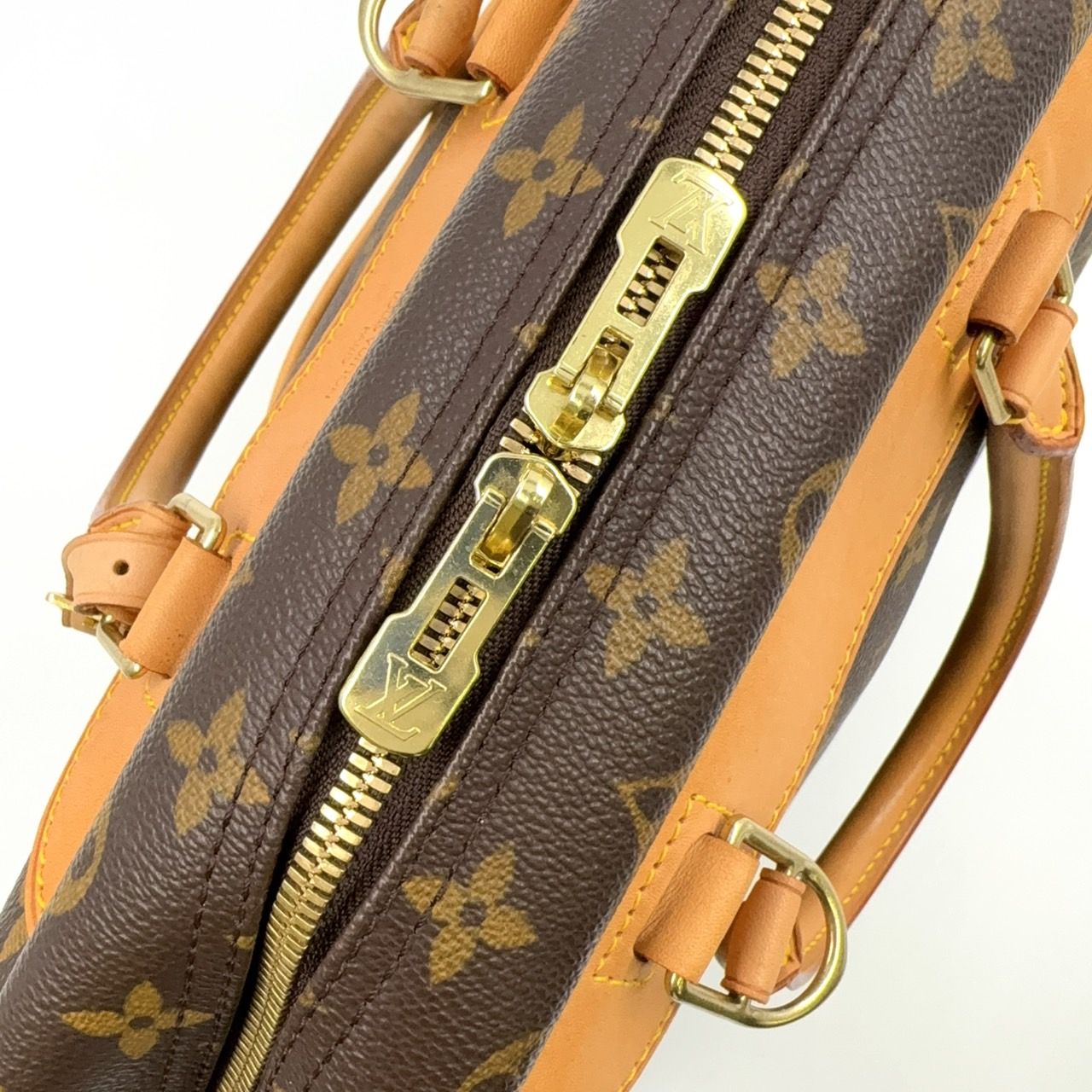 ✨【美品】ルイヴィトン モノグラム ドーヴィル ハンドバッグ ブラウン✨ LOUIS VUITTON ドーヴィル ボーリングヴァニティ モノグラム
