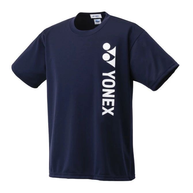 「最終値下げ」YONEX ボルトレイジTシャツ Lサイズ② ヨネックス ジュニアドライTシャツ「にゃんとかなる」ネイビー