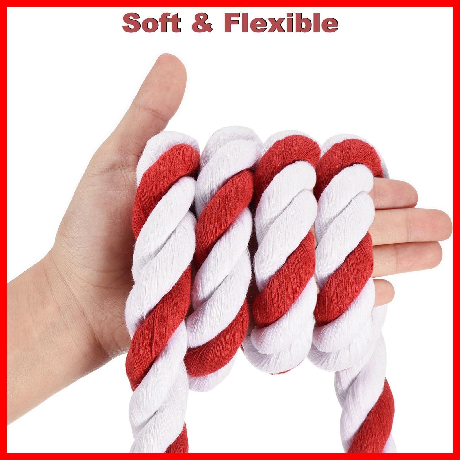 天然撚り綿糸 レッド